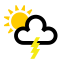 Averses de pluie et orages